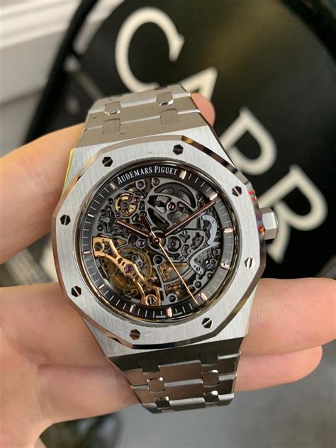 audemars piguet royal oak skeleton fake|Audemars Piguet royal oak openworked.